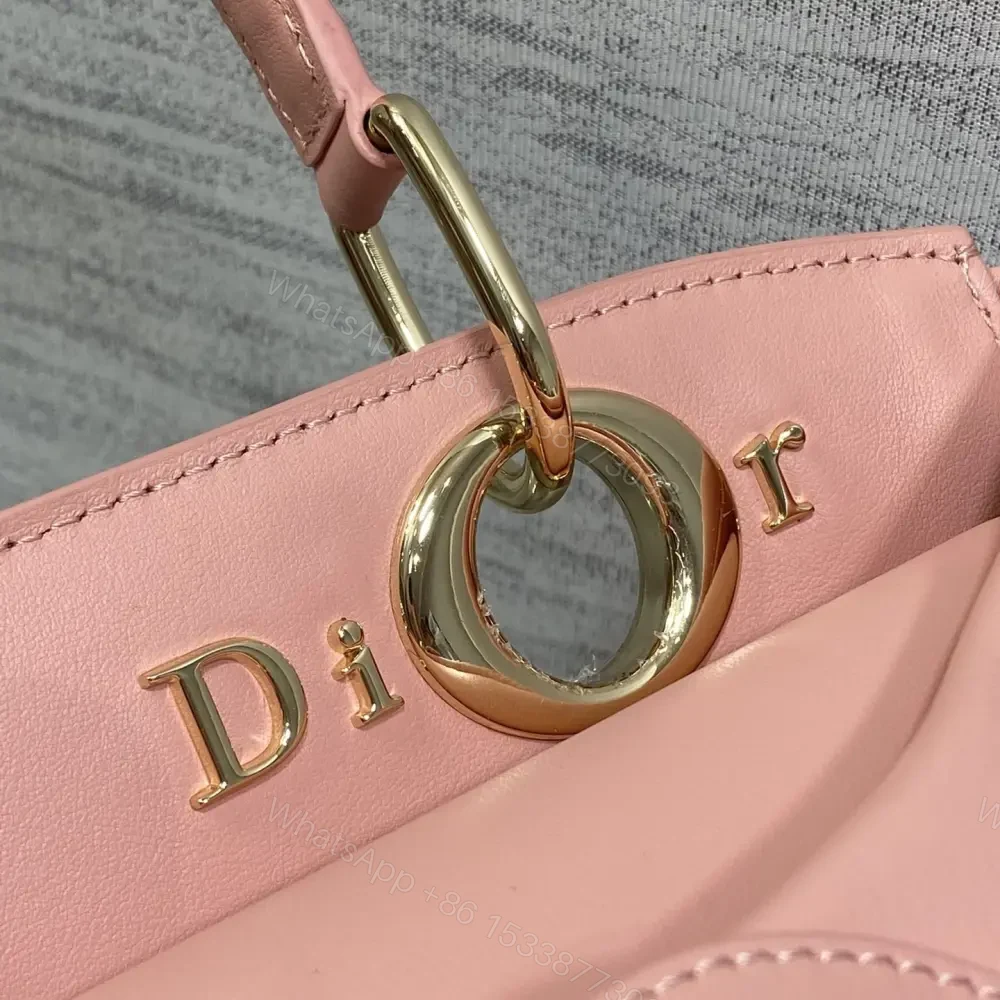 View 6 of 高仿Dior*26SS系列M0739NTU新款徽標手提包粉色免檢版