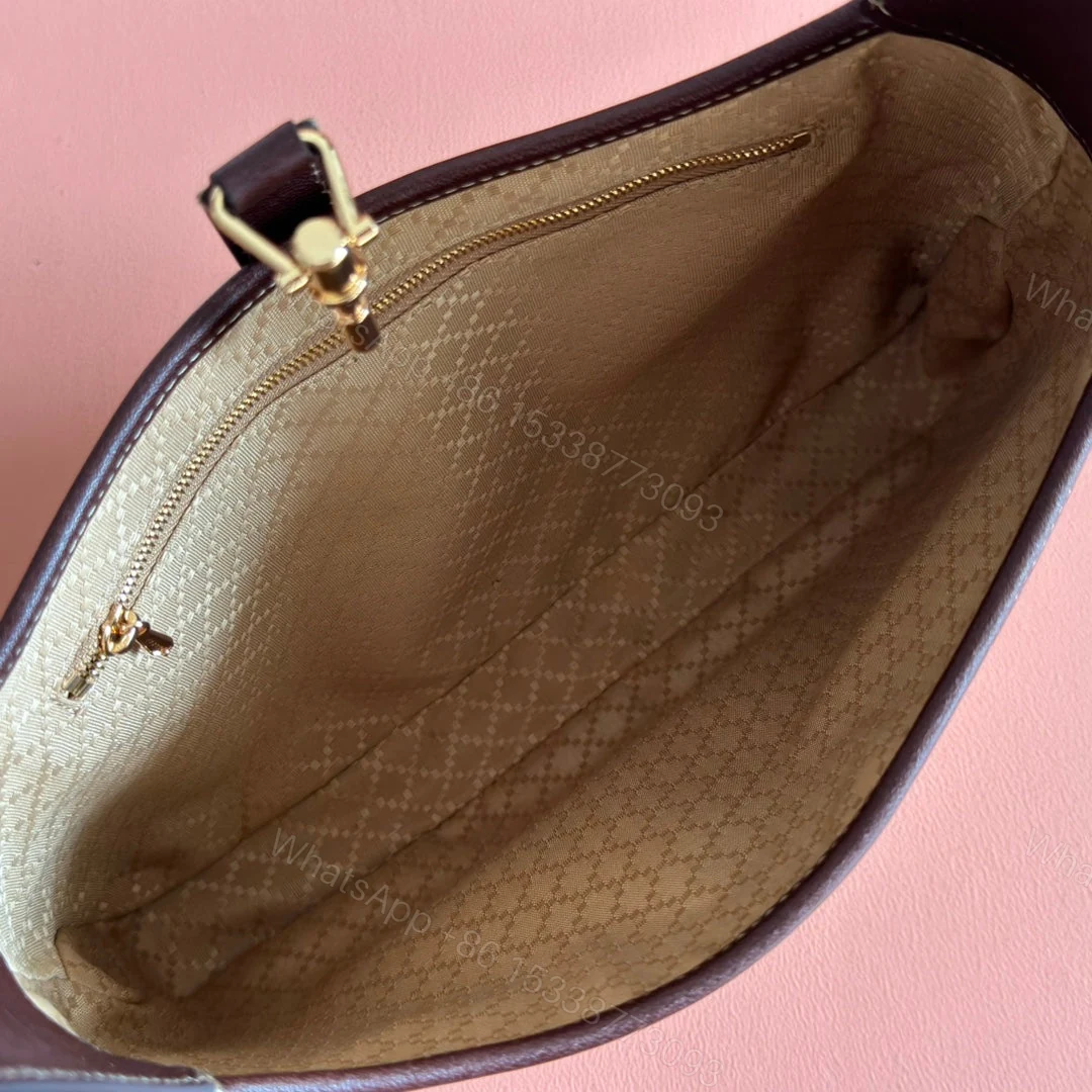 View 8 of GUCCI 25S JACKIE MONOGRAM 28 CM IN LIGHT BROWN CANVAS AND CALFSKIN