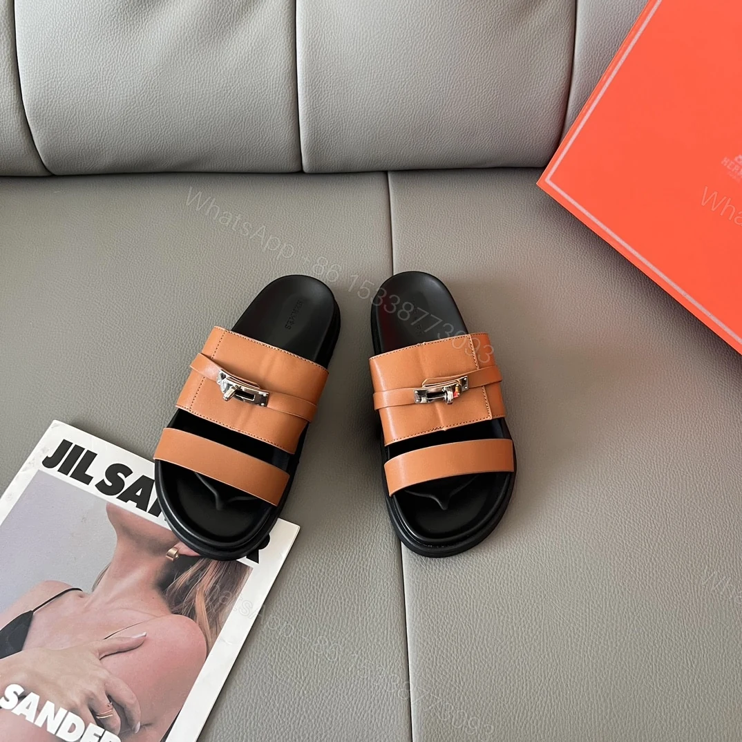View 2 of HERMES JACKSON SANDAL NATUREL H H251863ZHNH410