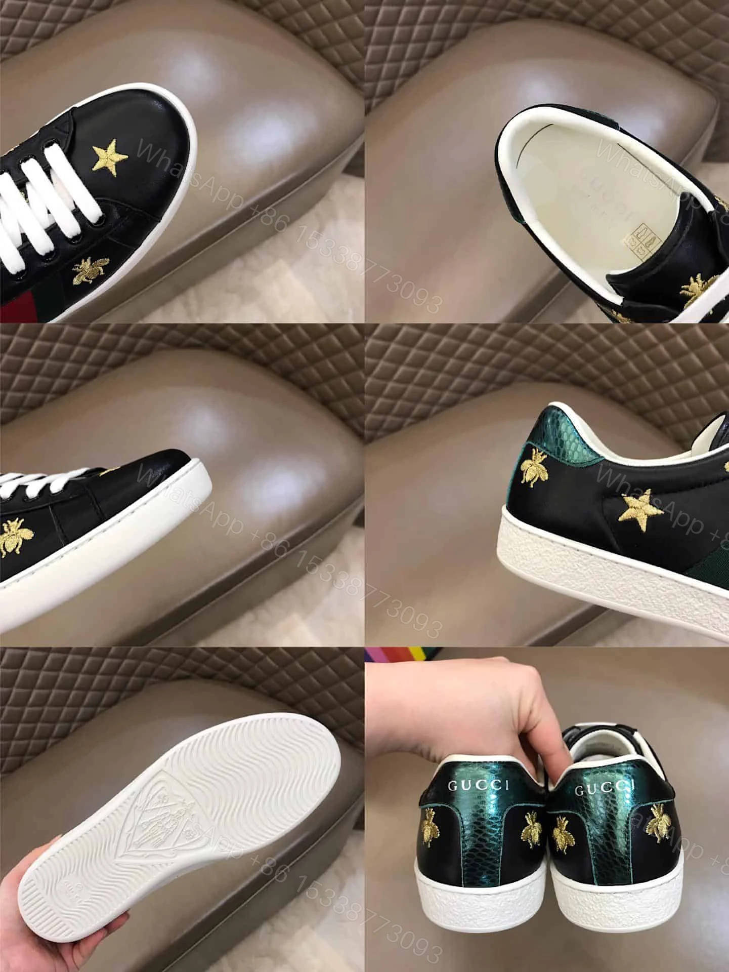 View 3 of GUCCI ACE EMBROIDERED SNEAKER – GC13