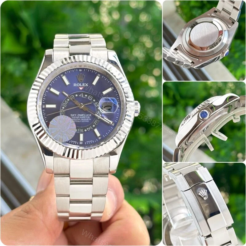 View 6 of Rolex Sky-Dweller Blue Dial 42MM Automatic