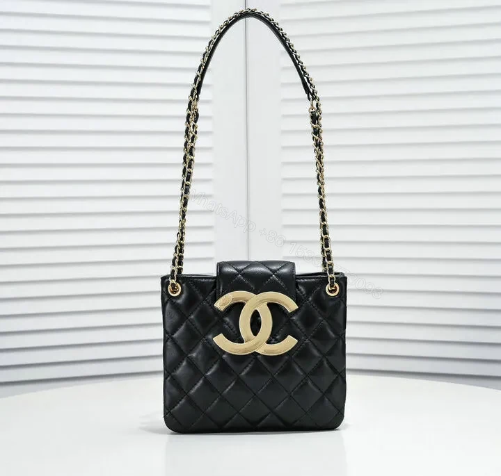 Chanel Black Cruise Casual Sheepskin Crossbody Bag UB2468 – Luxurious Texture Feel — view 1