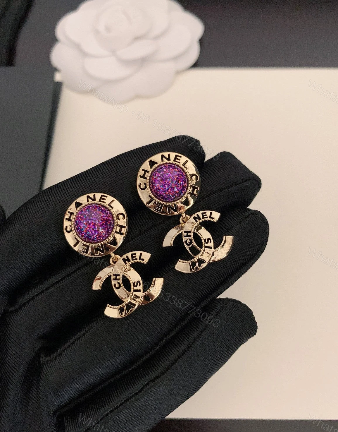View 2 of EN – Lux Earring Chanel 034