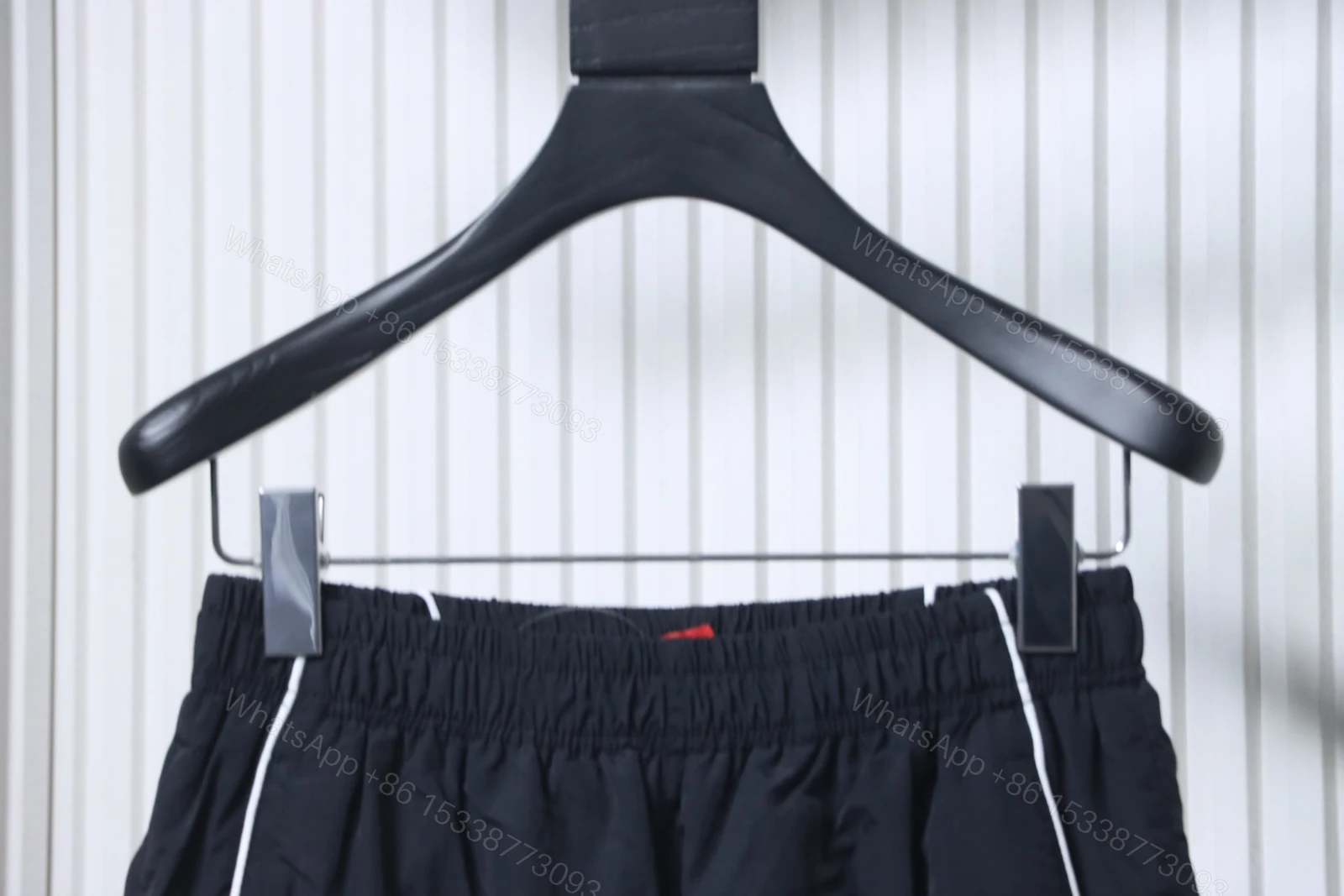 View 7 of Supreme 25FW Contrast Piping Track Pants black