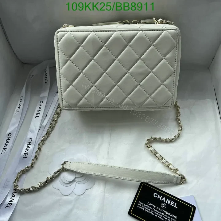 View 10 of Chanel Genuine Leather Crossbody Black Camera Bag BB4829