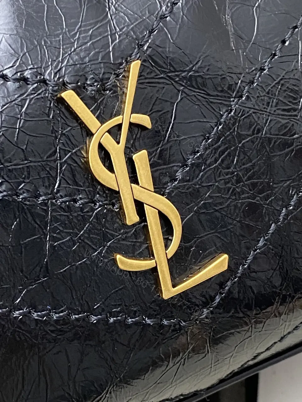 View 4 of Lux Velvet-Quilted Chain-Detail Shoulder Bag: Chic & Structured