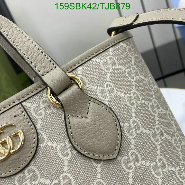 View 26 of Gucci Dusty Pink GG Supreme Canvas and Leather Mini Tote Bag ML75396