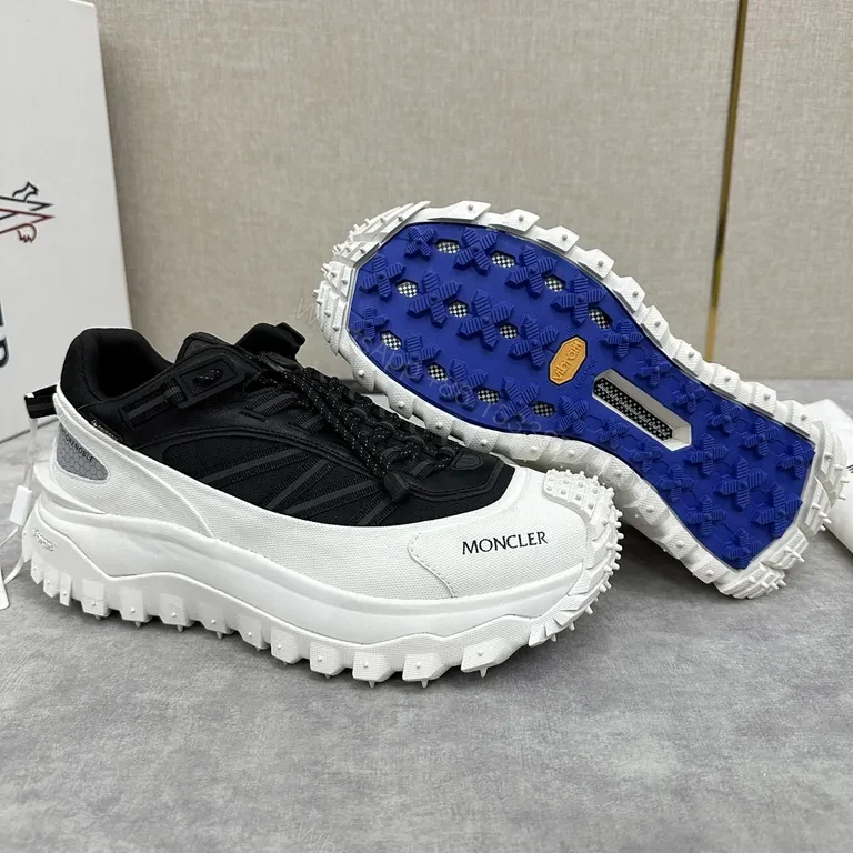 View 3 of Chunky Contrast Runner: Moncler-Textured Luxury High-Tops