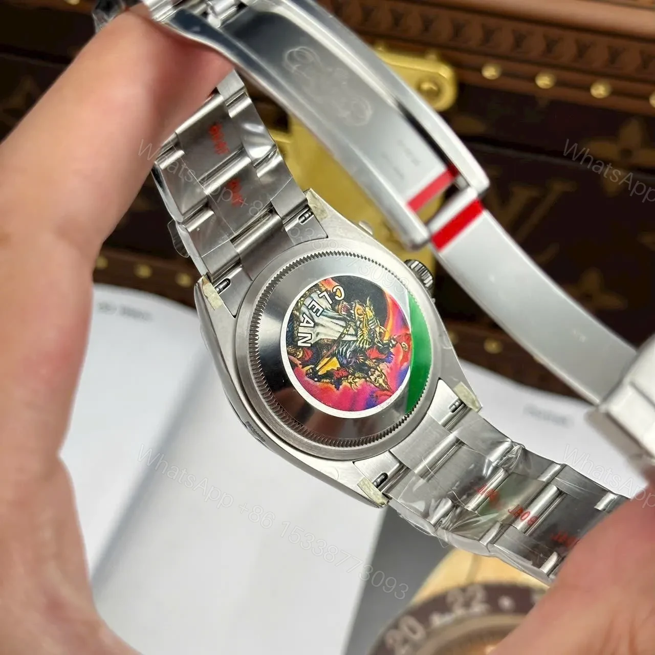 View 4 of Replica Rolex Oyster Perpetual Lady Candy Pink Dial 126000 36 mm