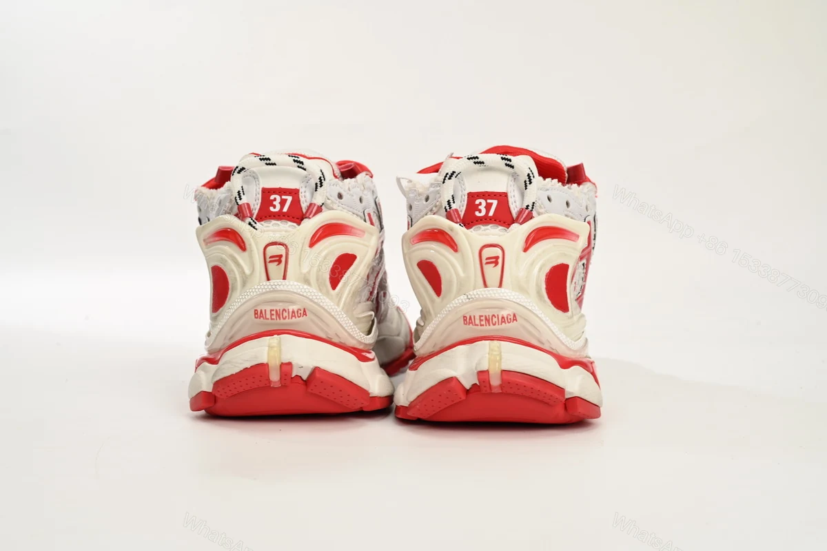 View 3 of Balenciaga Runner Blue White Red 677402 W3RB2 9060