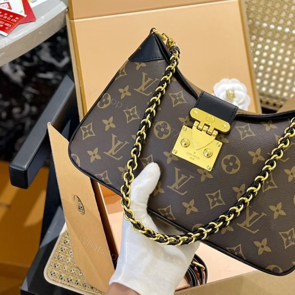 View 5 of Louis Vuitton LV Twinny Monogram Canvas Brown 27Cm M46659