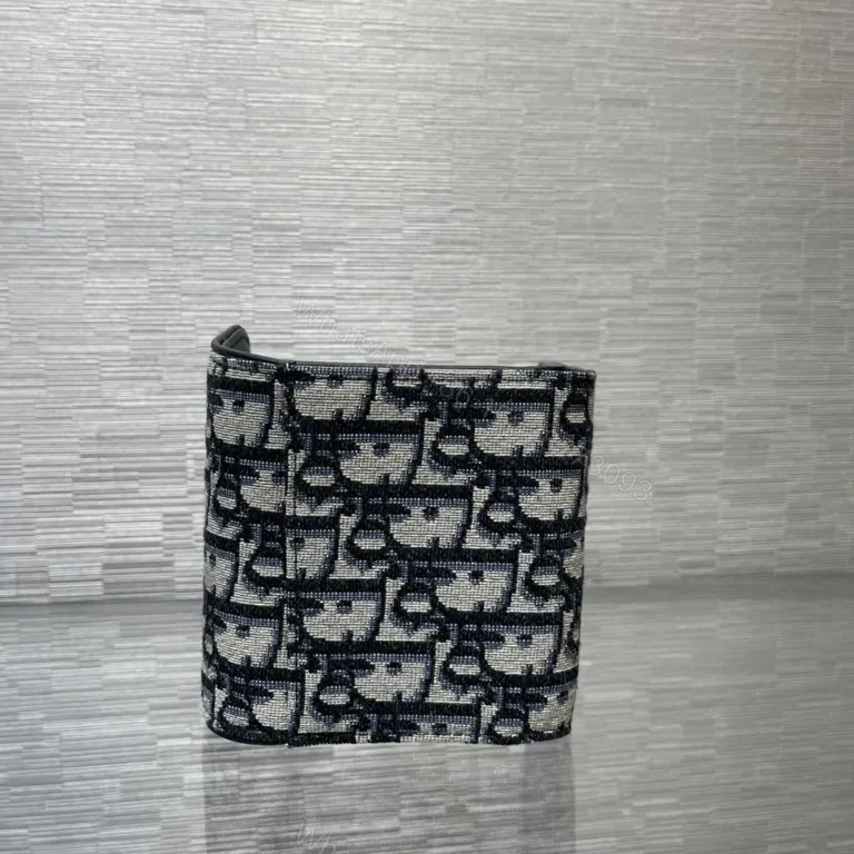 View 5 of Chic Monogram Wallet: Dior-Inspired, Compact Luxury