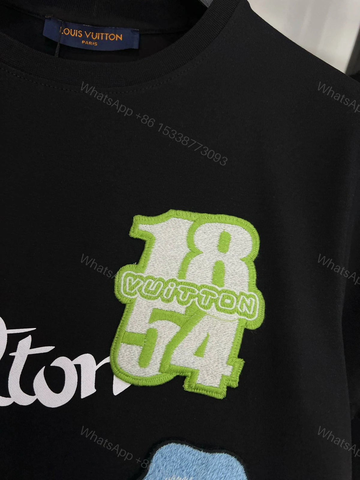 View 13 of First Copy Louis Vuitton Exclusive Cotton Lycra Round Neck T-Shirt