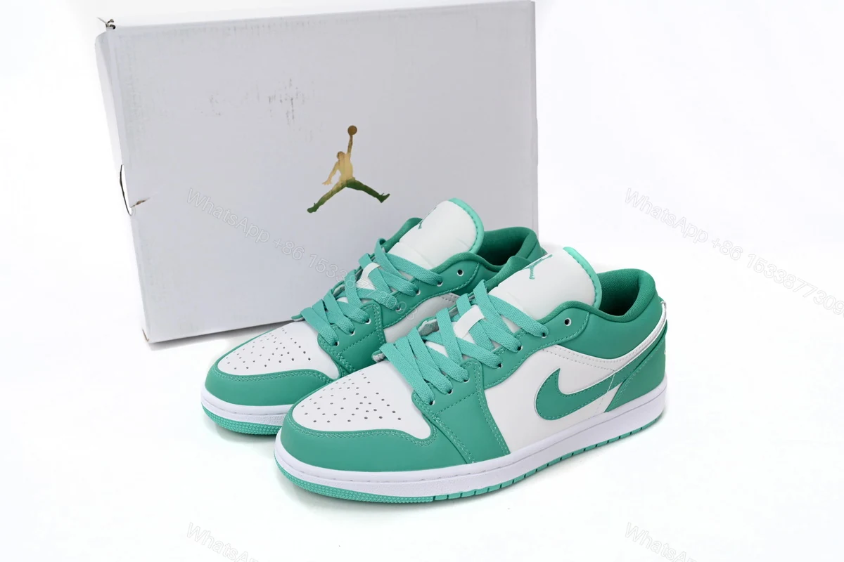 Air Jordan aj1 Low Vintage White Green DC0774-132 — view 2