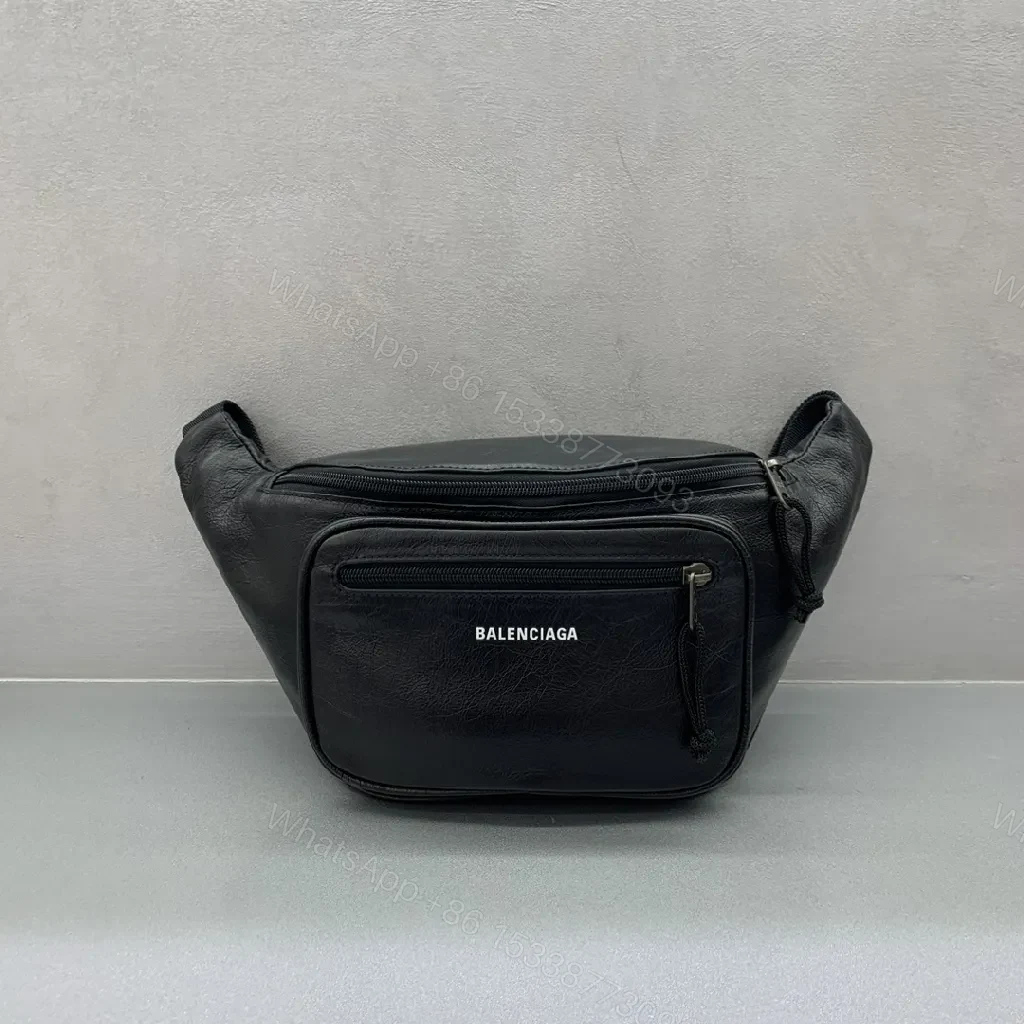 Premium Leather Belt Bag: Streamlined, Crossbody Ready — view 1