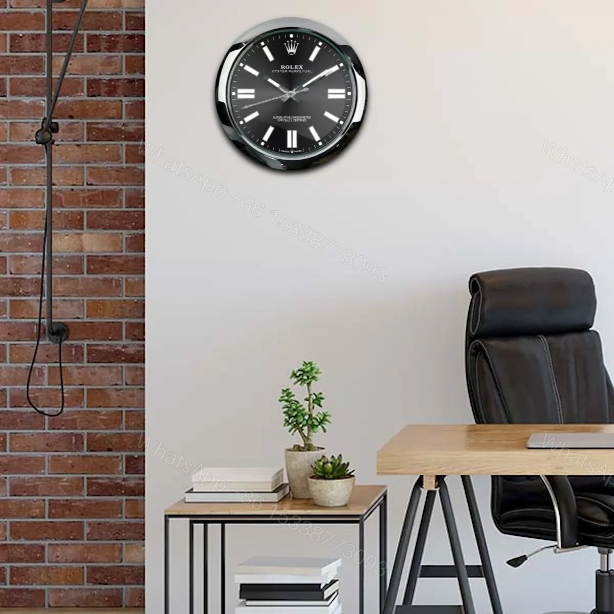 View 5 of ROLEX WALL CLOCK – OYSTER PERPETUAL BLACK