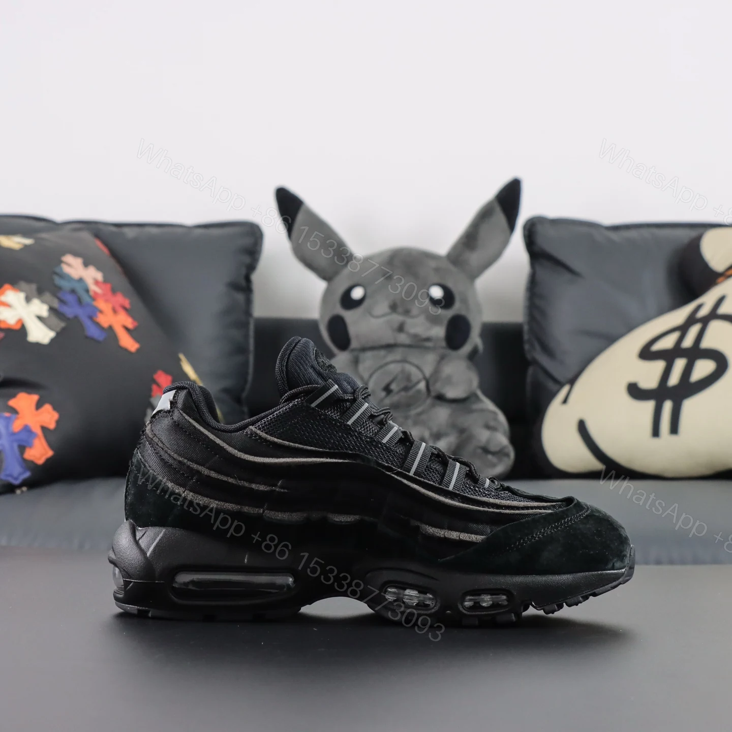View 2 of Nike Air Max 95 Comme des Garcons Black Reps
