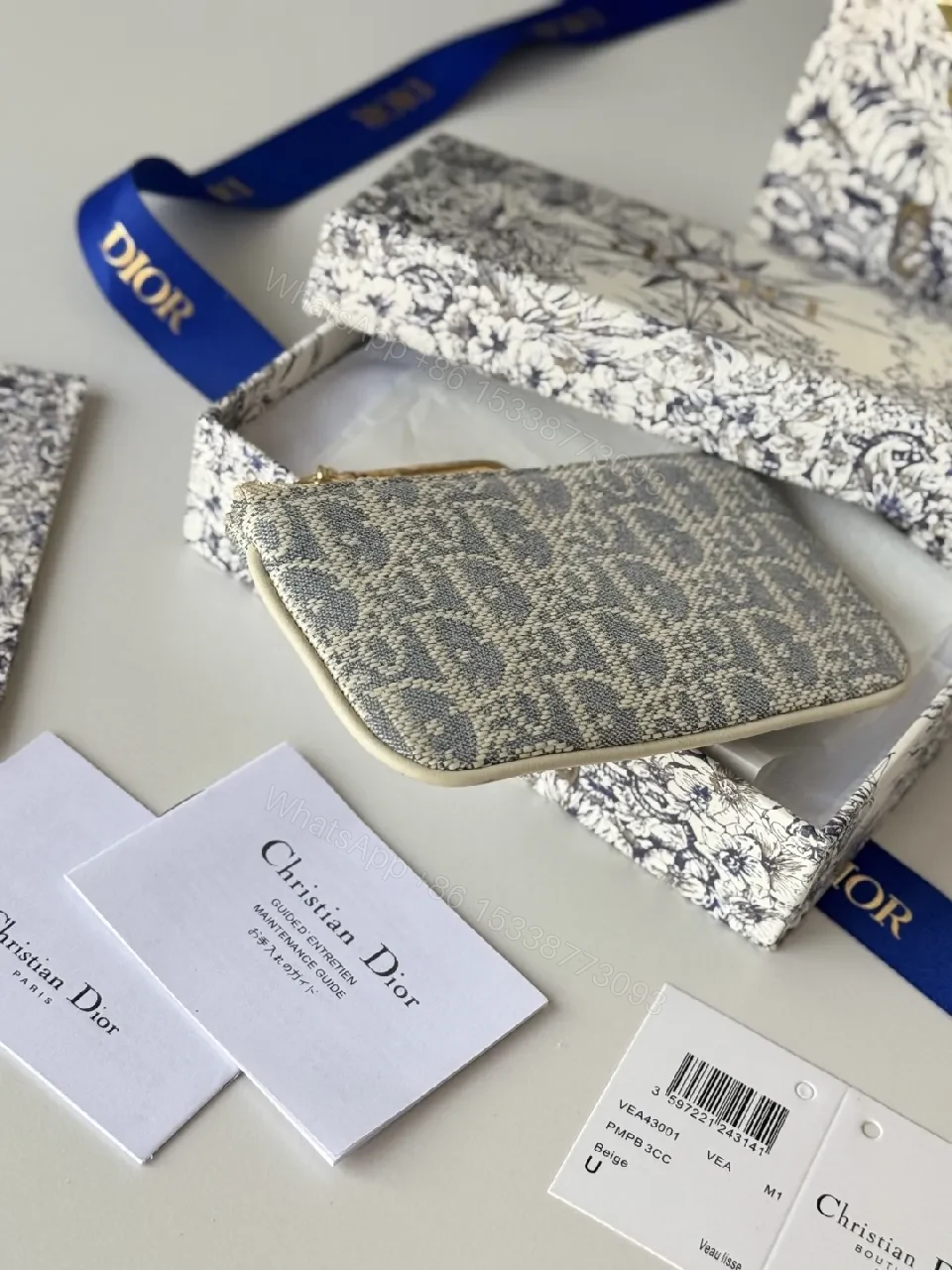 View 8 of Chic Monogram Wallet Set in Couture-Inspired Style