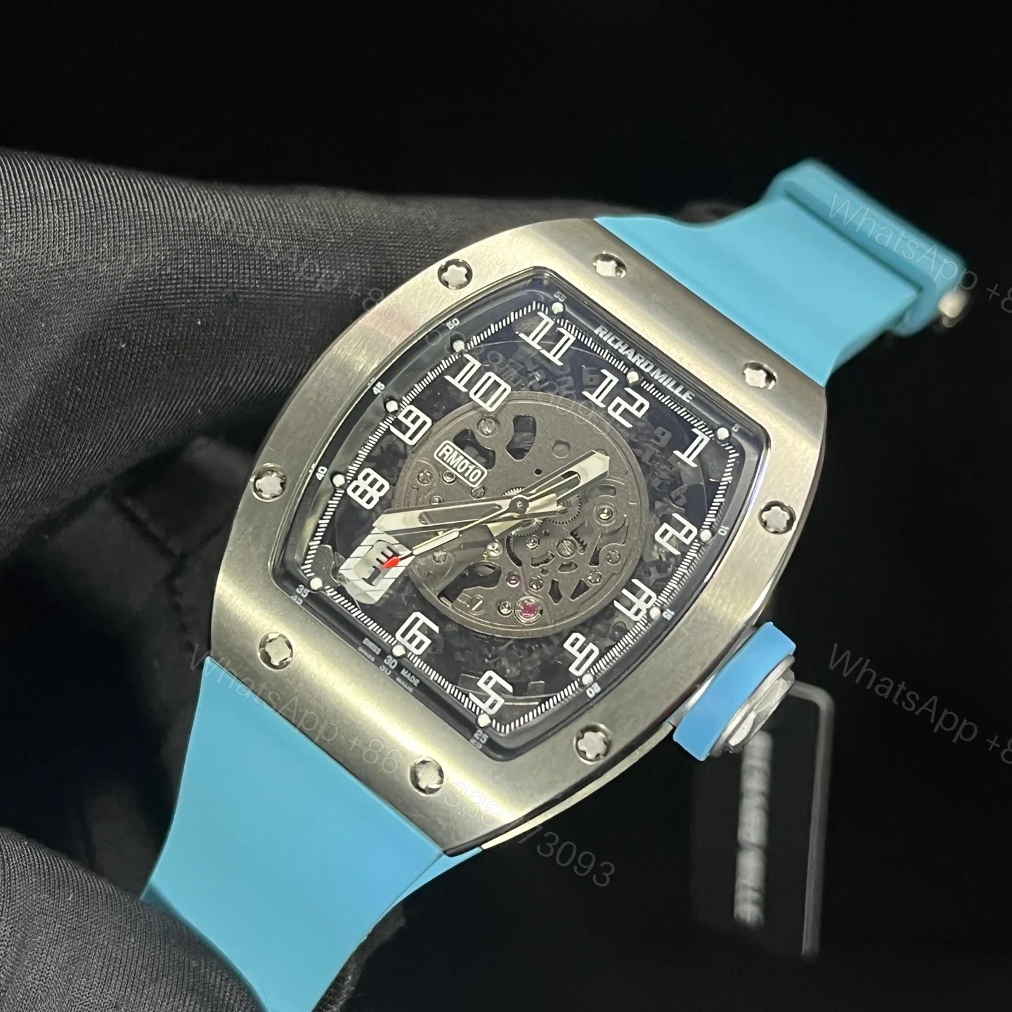 View 4 of Richard Mille RM010 Inspired Skeleton Automatic Watch RM010-SK-316L-2026