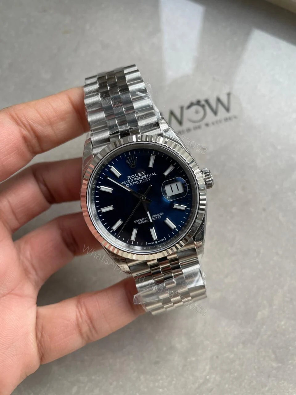VSF Factory 1:1 Rolex DateJust 36 SS 116234 Best Edition 904L Steel Blue Dial VS3235 — view 1