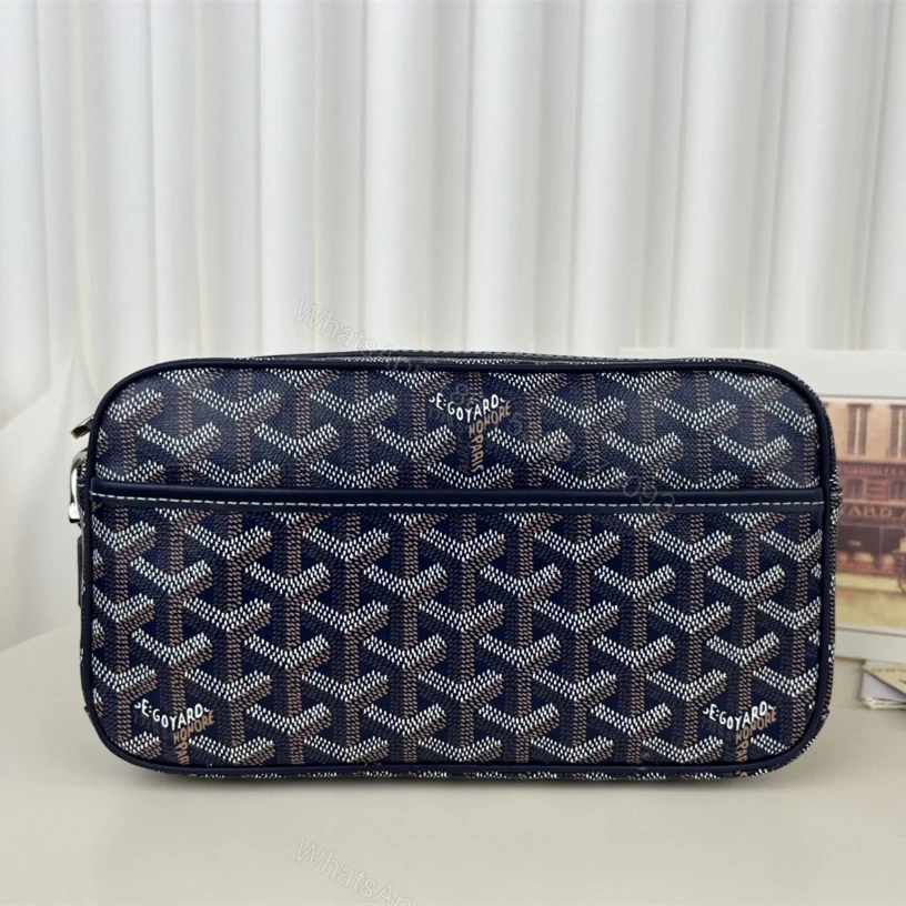 高仿Goyard*CAPVEP7相機郵差包深藍小號免檢版 — view 1
