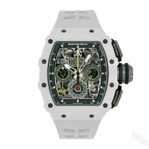 Richard Mille RM 11-03 Le Mans Classic Super Clone : White ATZ Ceramic Flyback Chronograph — view 1