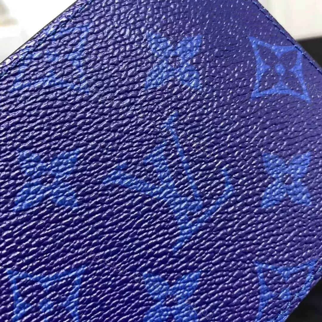 View 5 of LOUIS VUITTON BLUE MULTIPLE WALLET