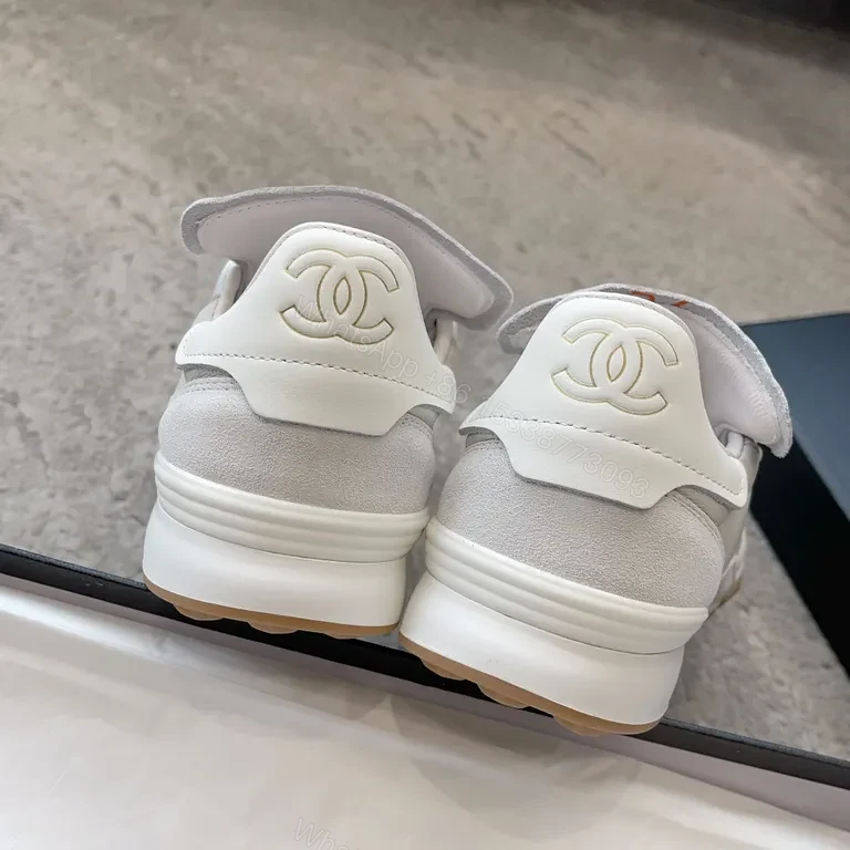 View 3 of Chanel-Inspired White Quilted High-Tops: Luxe Comfort Sneakers