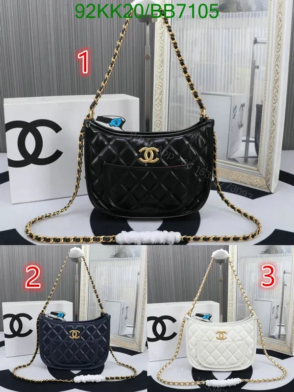 Chanel Black Casual Hobo Handbag in Genuine Leather BB1234 – Stunning Design Aesthetics — view 2