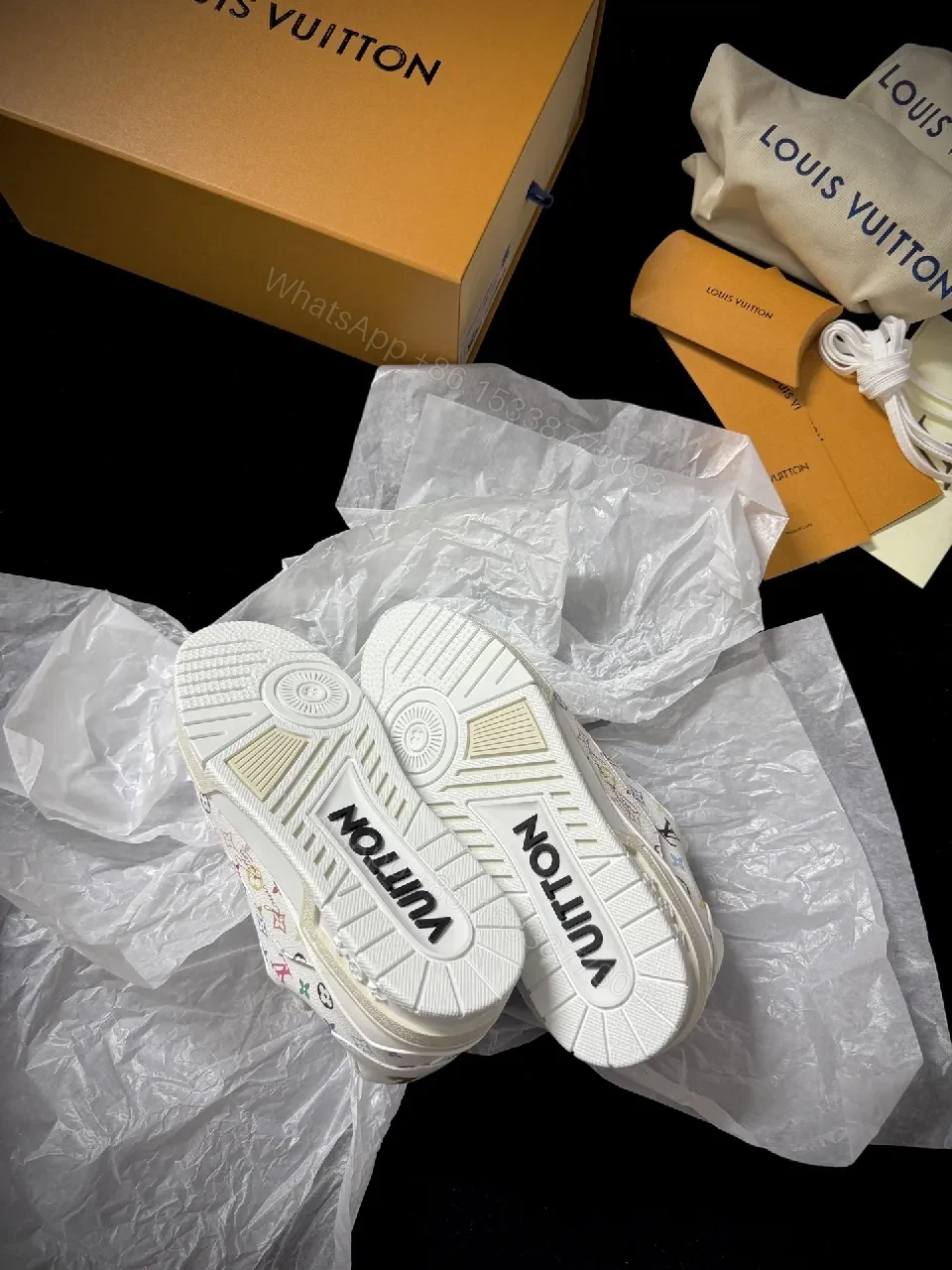 View 8 of Colorful Monogram Sneakers with Signature Details