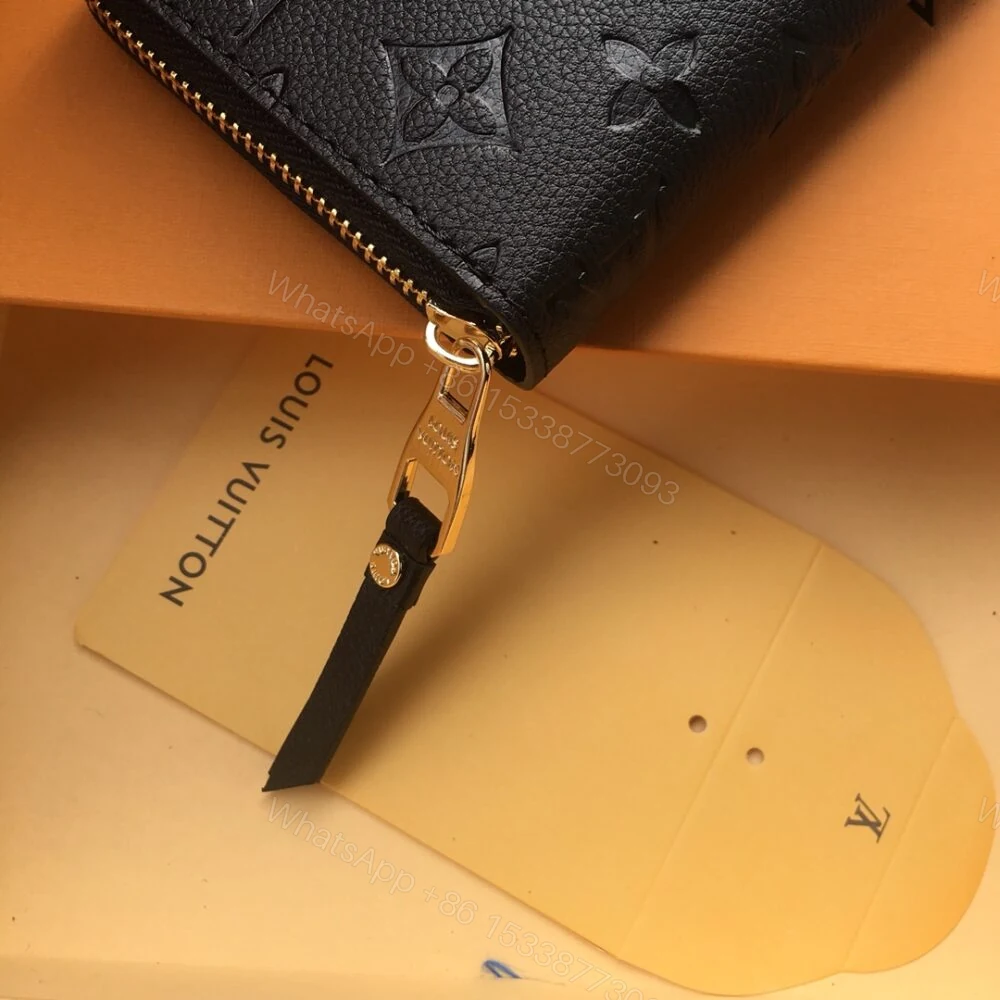 View 5 of Louis Vuitton Zippy Wallet Monogram Black 19Cm M61864