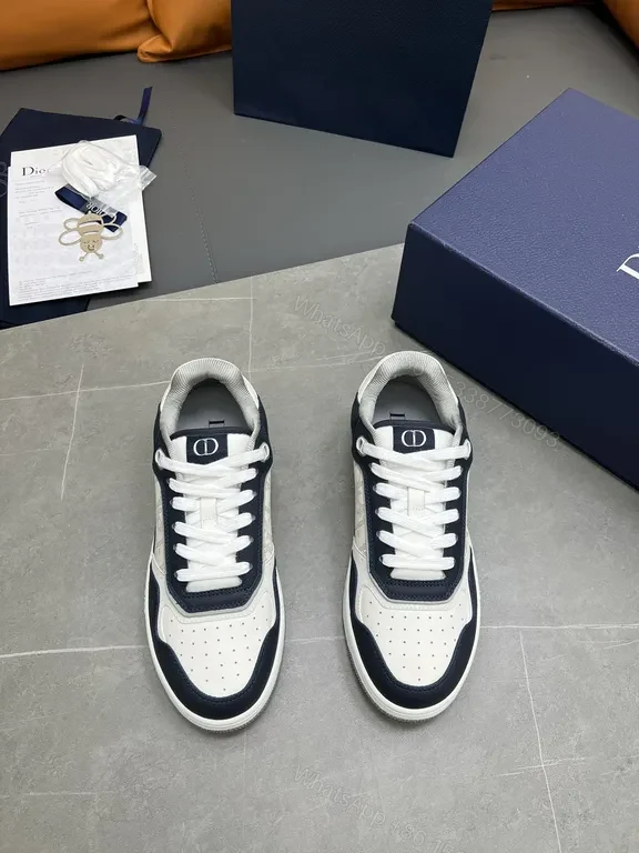 View 9 of Chic Leather-Lined Sneaker: Dior-Inspired Luxury Comfort