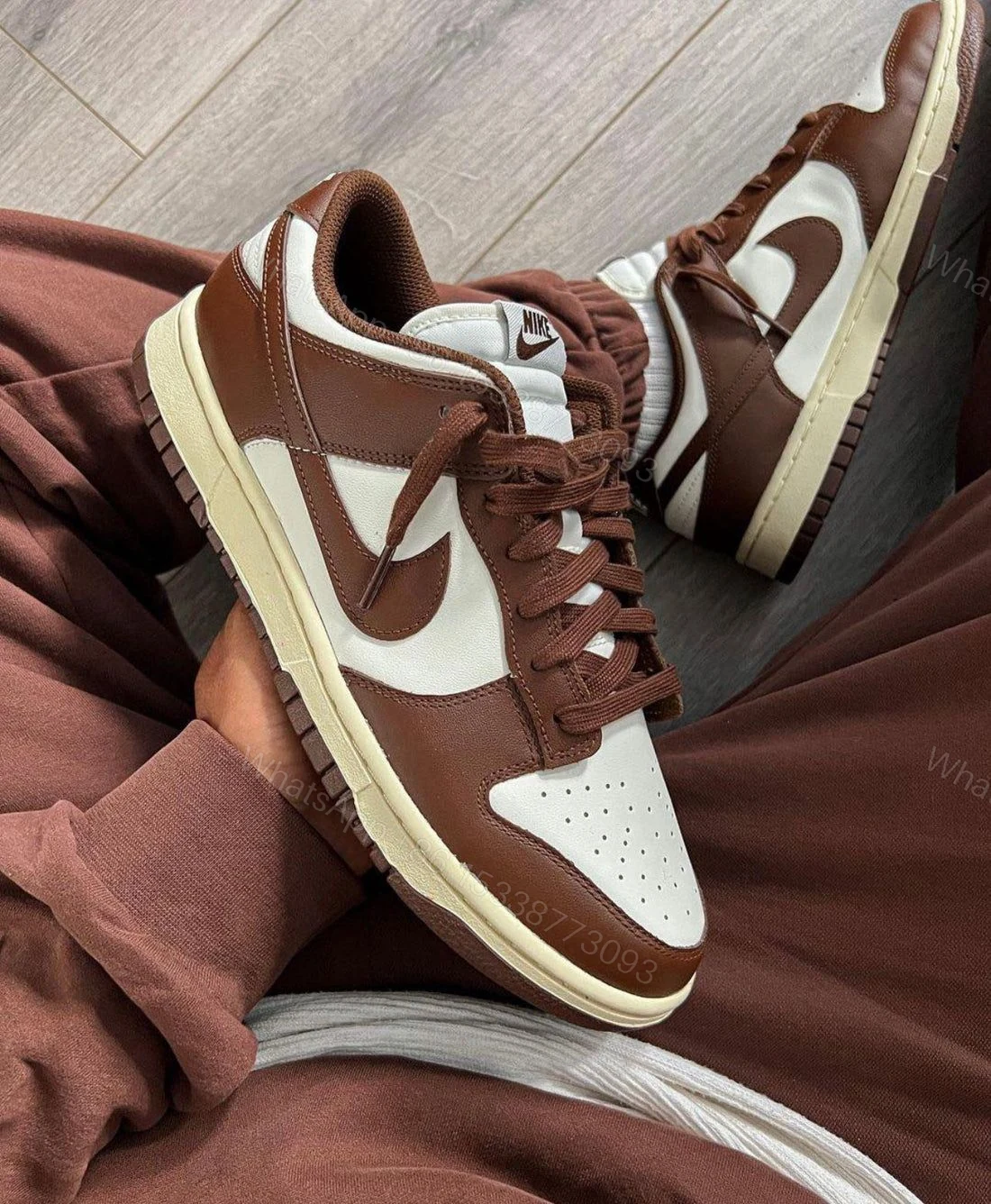 FIRST COPY NIKE SB DUNK LOW CACAO MOCHA FOR MEN — view 1