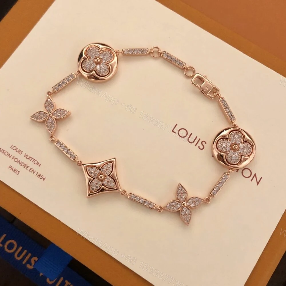 View 2 of Louis Vuitton Blossom BB Diamond Bracelet In Pink Gold