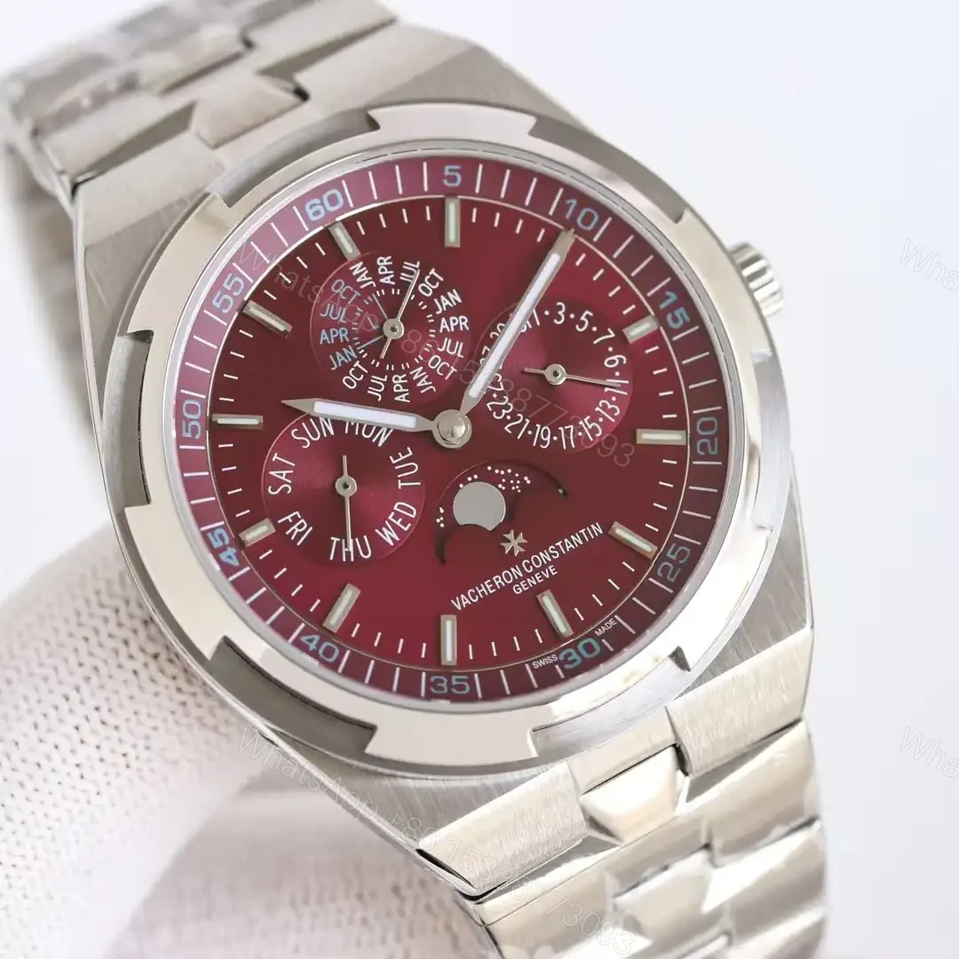 View 3 of Vacheron Constantin Overseas Perpetual Calendar White Gold Rose Dial 41.5mm 4300V/120G-B102