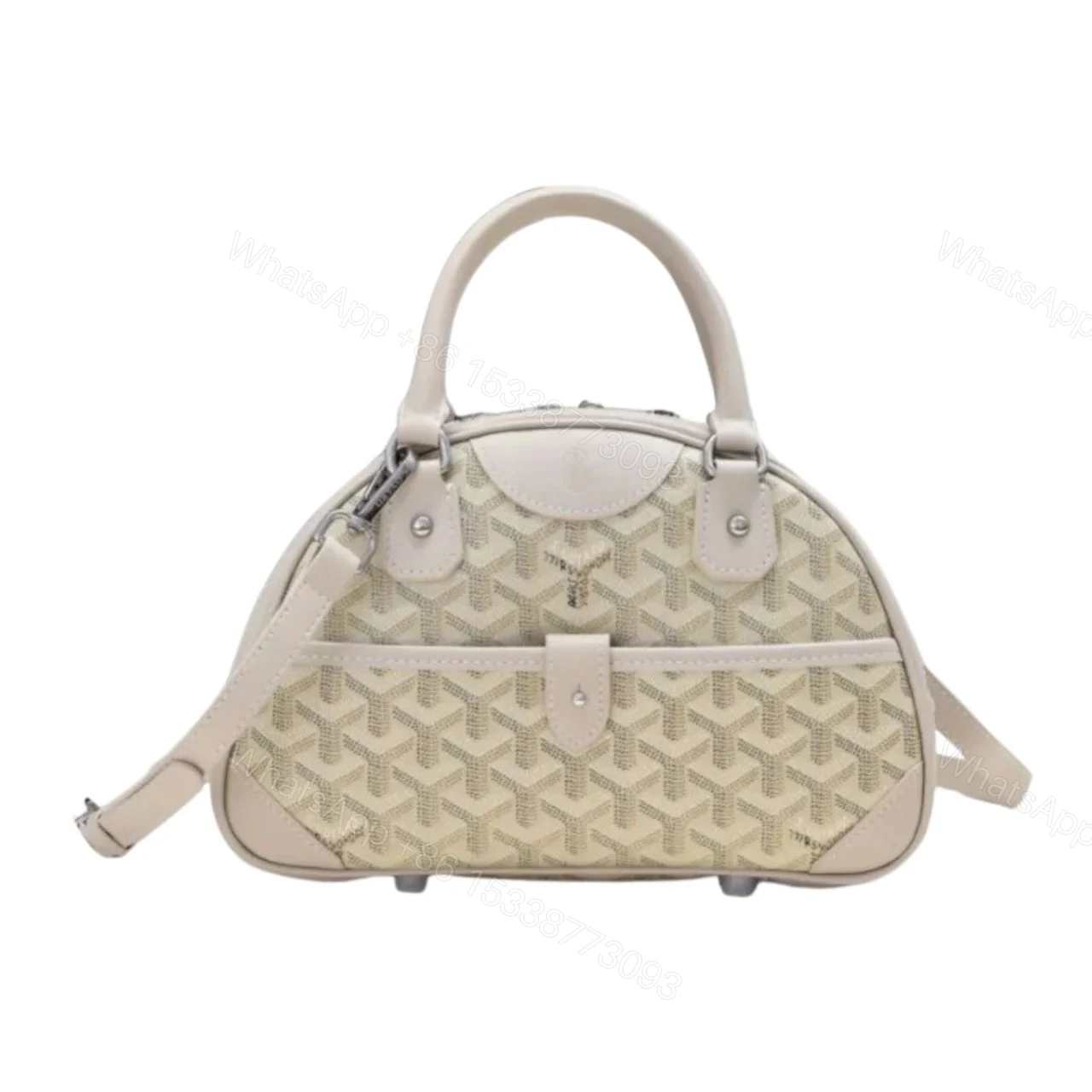 GOYARD SAINT JEANNE BAG COATED CANVAS BEIGE 27CM — view 1