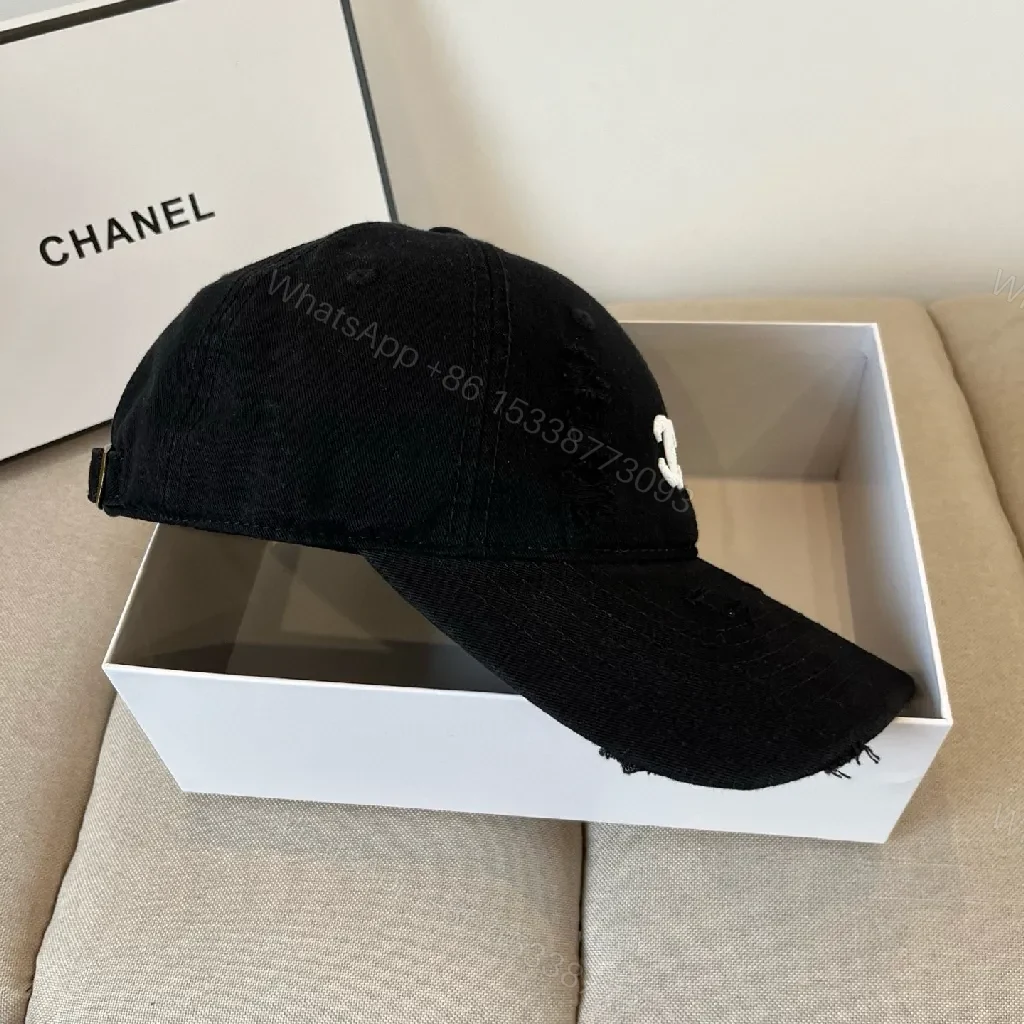 View 4 of Distressed Cotton Cap — Modern Edge, Everyday Luxury