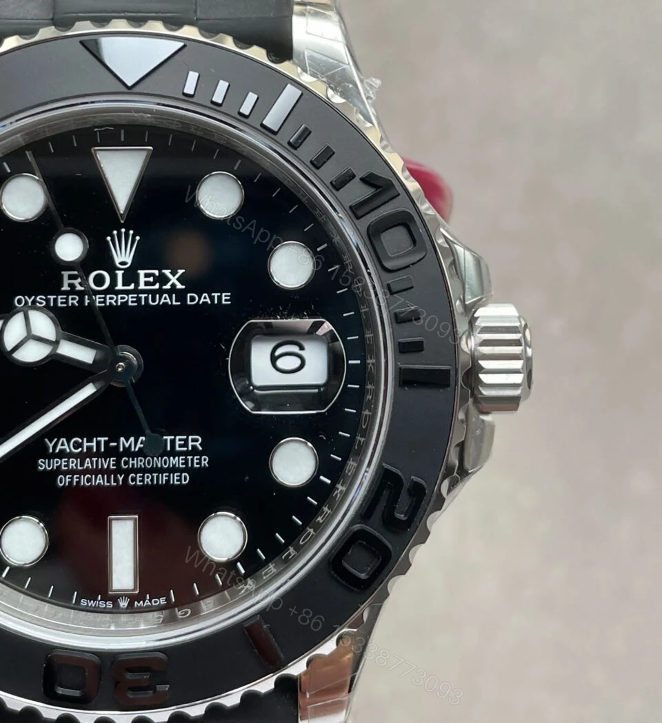 View 4 of VSF FACTORY 1:1 Rolex Yacht-Master 41mm 226659 Best Edition 3D Black Dial SS case Black Ceramic Bezel VS3235