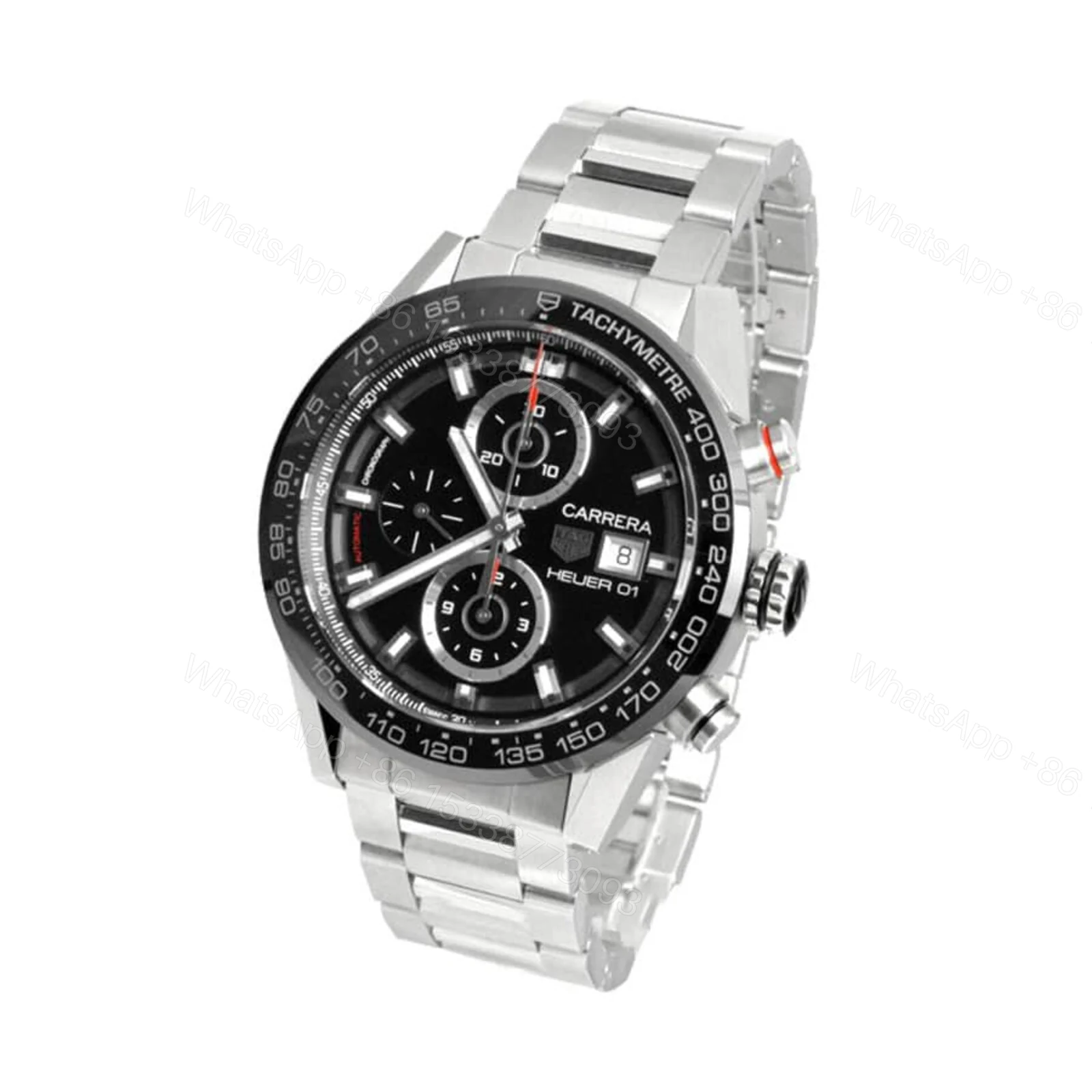 View 2 of TAG Heuer Carrera Steel Black Replica