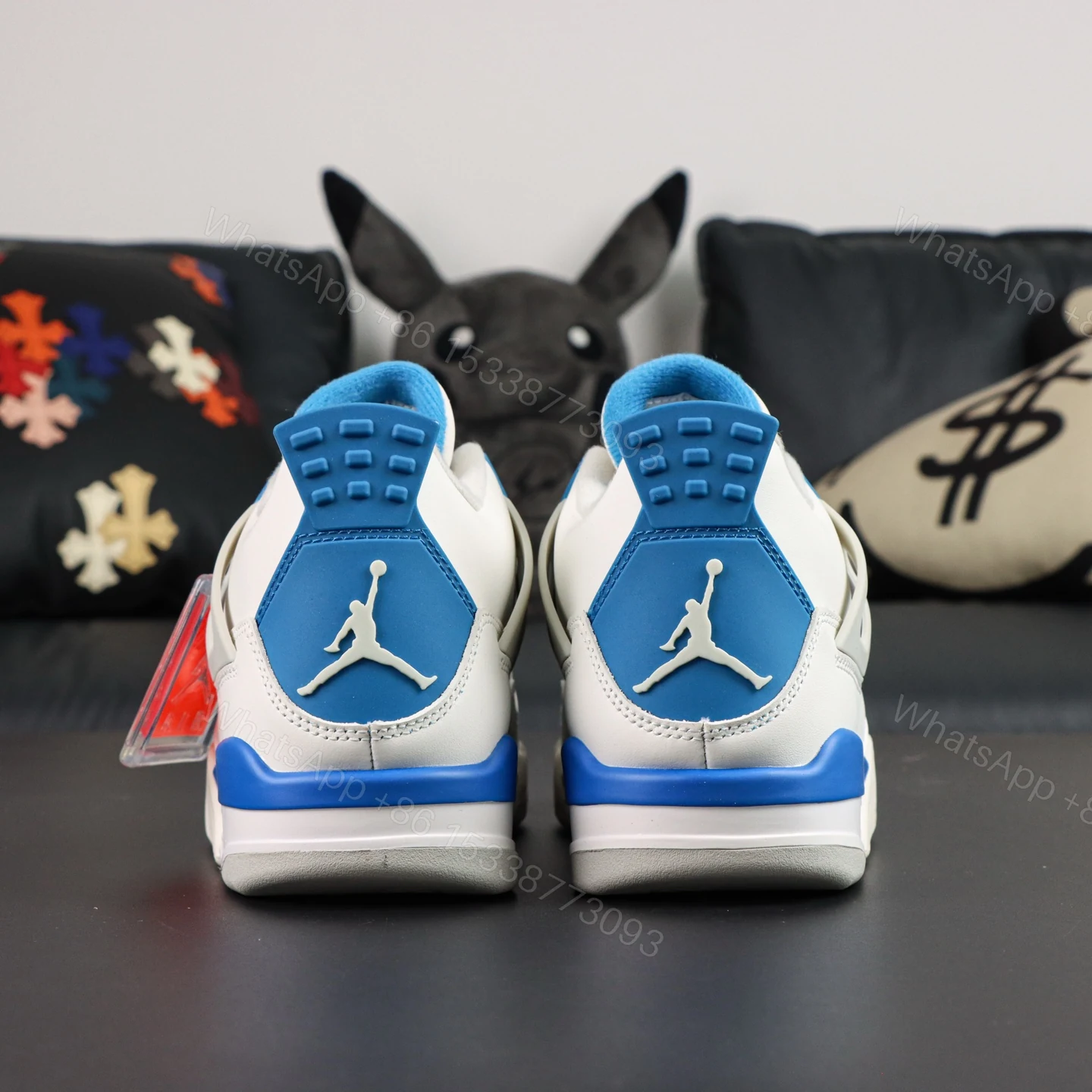 View 7 of Air Jordan 4 Military Blue 2012 Reps