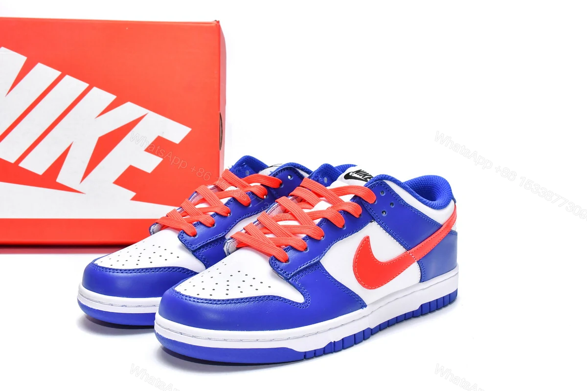 Nike Dunk Low GS Game Royal Crimson CW1590-104 — view 2