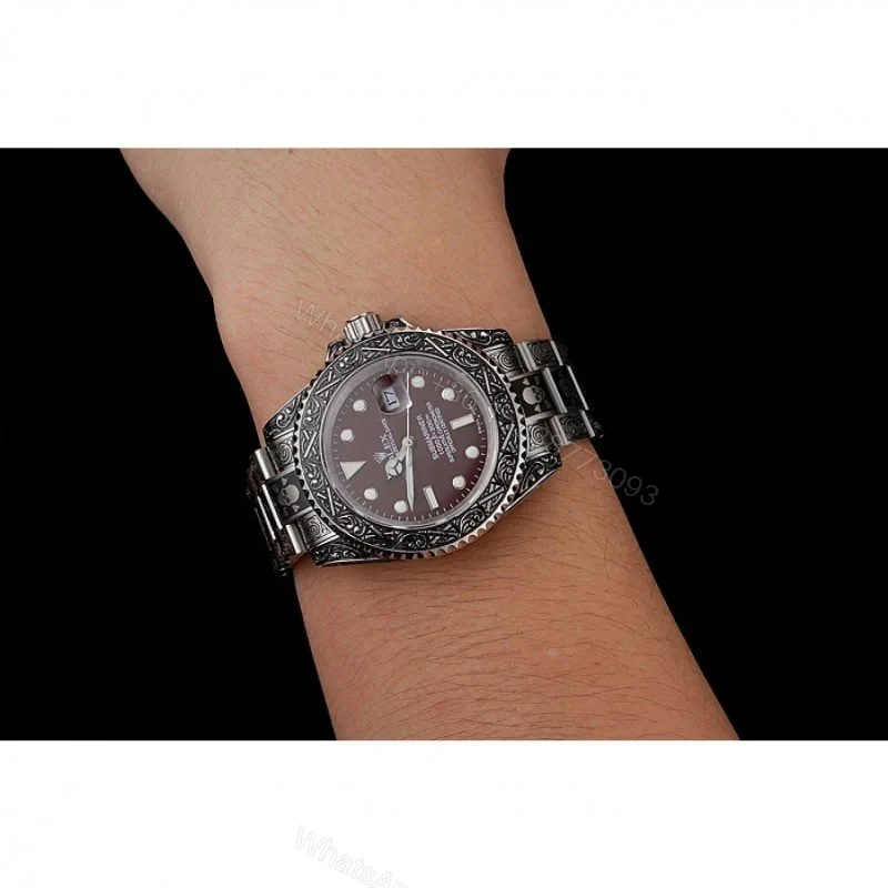 View 10 of Replica Rolex Submariner Brown Dial 1454078