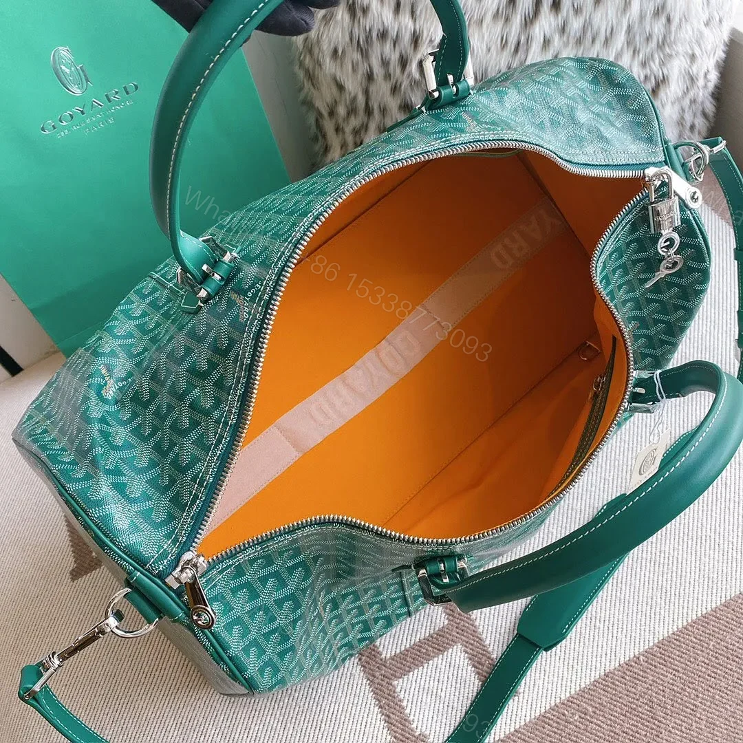 View 4 of Goyard Duffle Bag Green