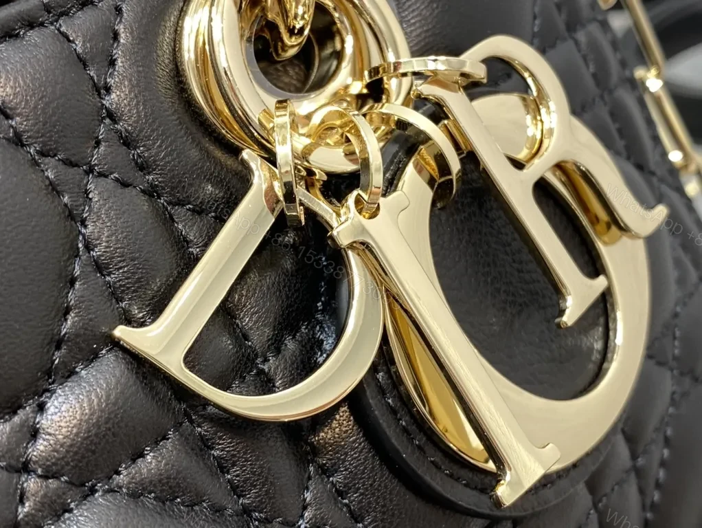 View 3 of Chic Quilted Mini Satchel: Gold Hardware Designer-Inspired Bag
