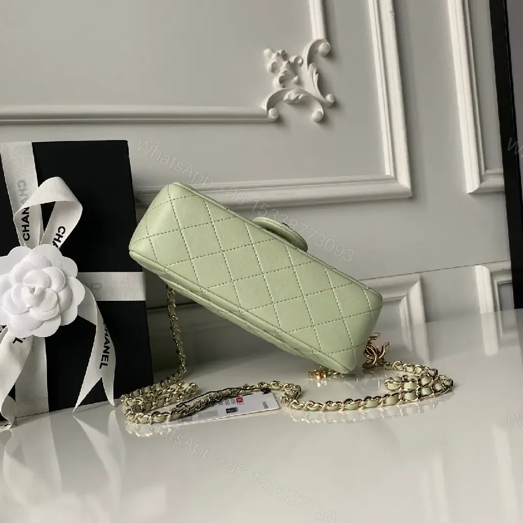 View 7 of Mint Green Quilted Day-to-Night Carryall