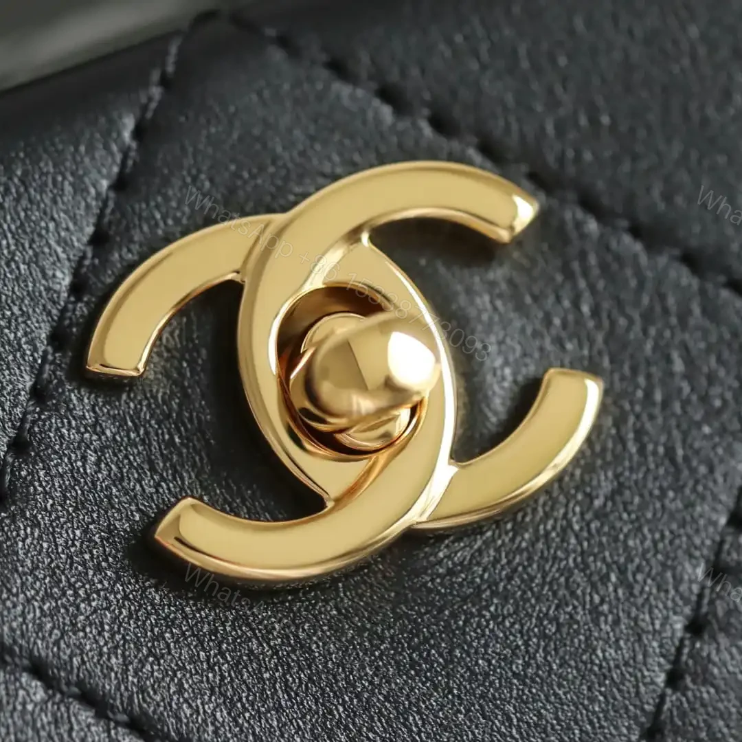 View 9 of 高仿Chanel*26S系列AS6255小牛皮飯盒包黑色免檢版