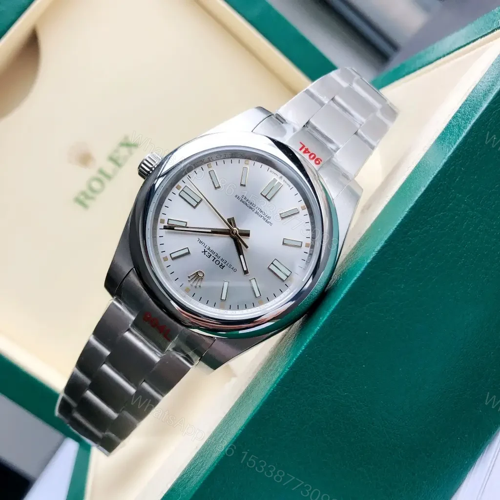 View 7 of Rolex Oyster Perpetual 41 Stainless Steel Silver Dial 124300-0001