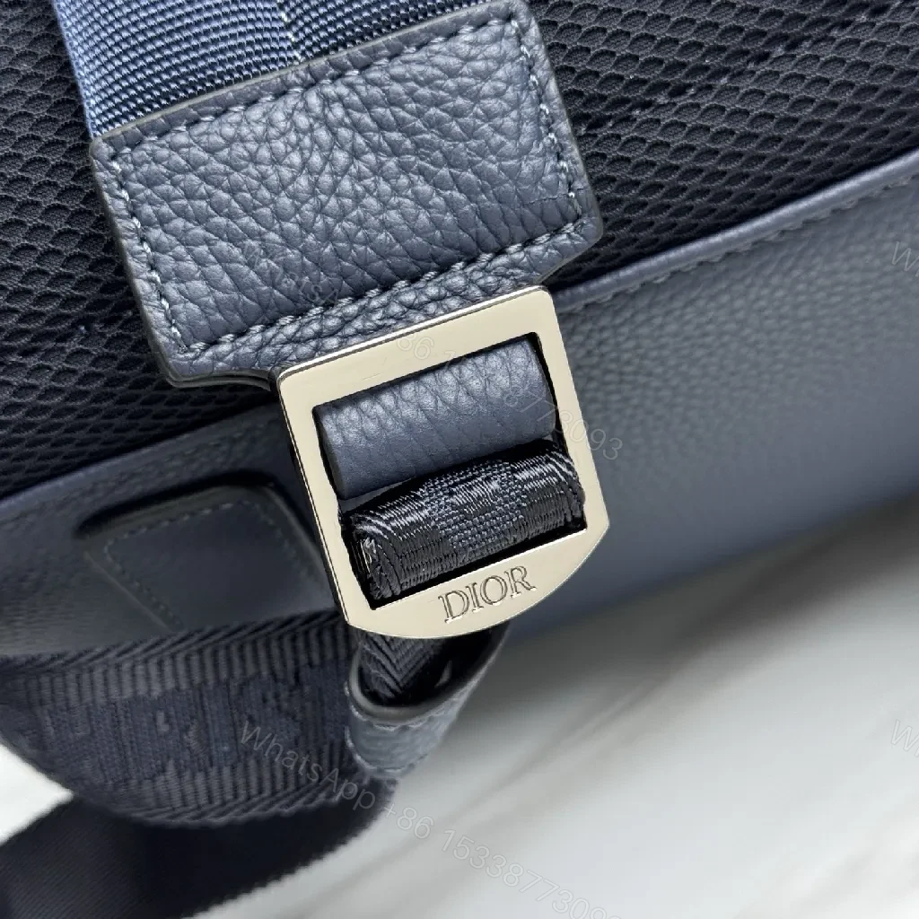 View 6 of Navy Faux-Leather Backpack: Monogram Luxe, Day-to-Night