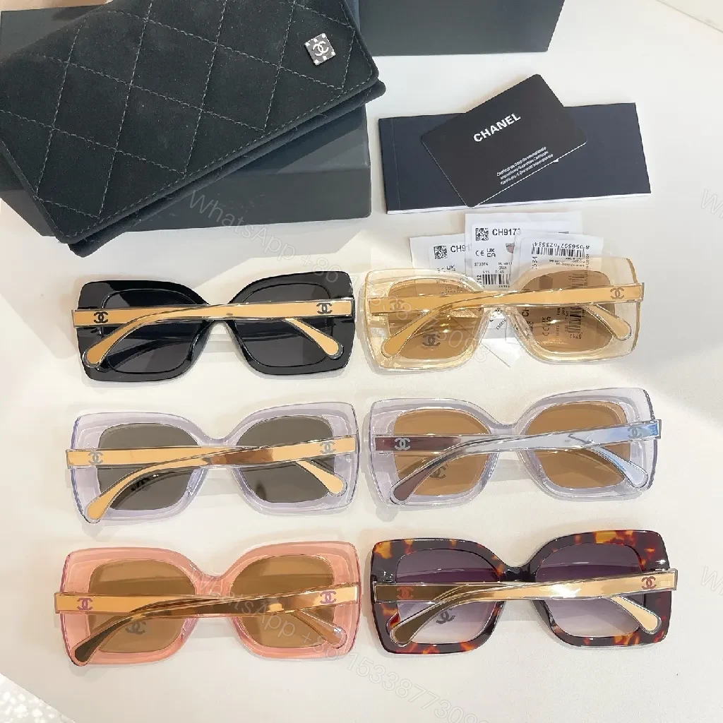 View 9 of Quilted Bold Sunglasses on Chain – Luxe Everyday Shield