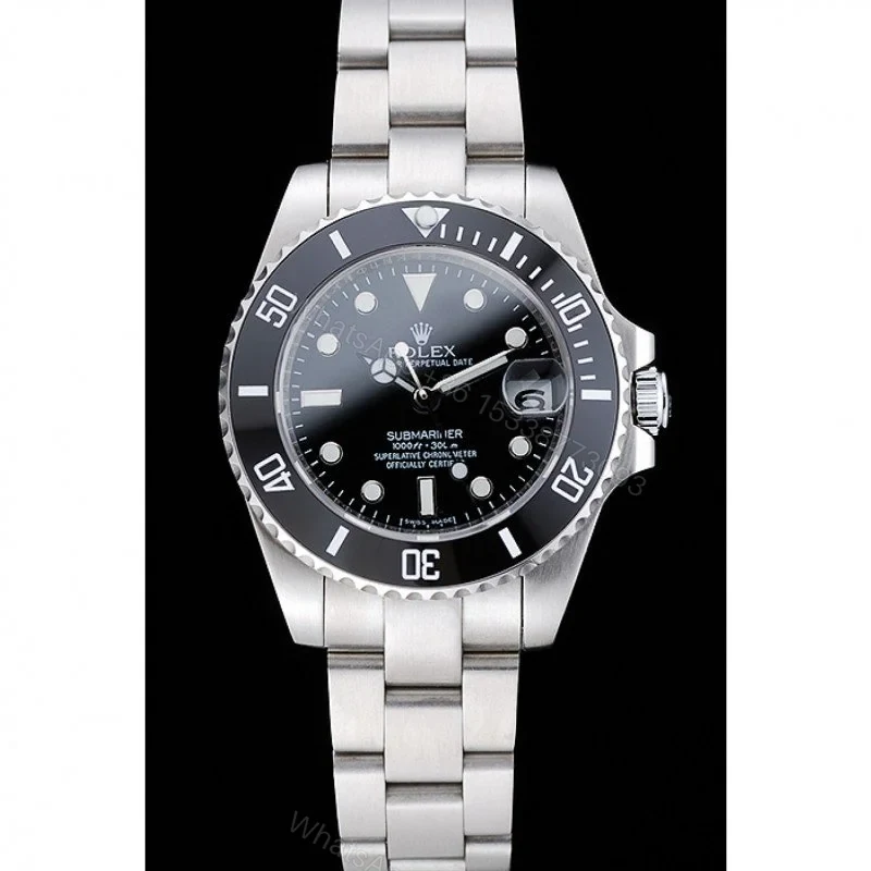 View 2 of Replica Rolex Submariner Black Dial 1454153
